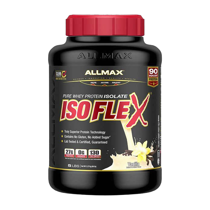 Allmax Nutrition ISOFLEX Proteína Whey Isolate 5 Lb Vainilla