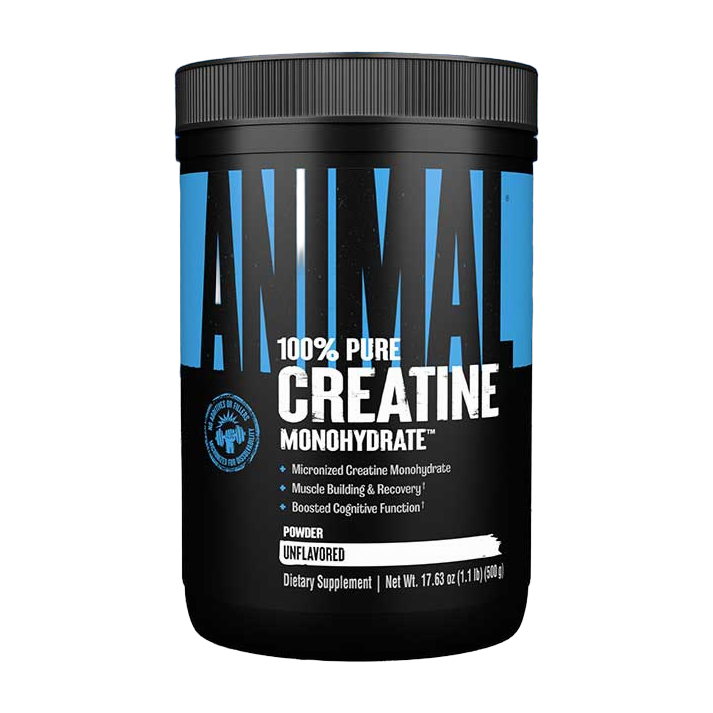 Universal Nutrition Animal Creatine 500 g · Creatina Monohidratada Micronizada 100 Servicios