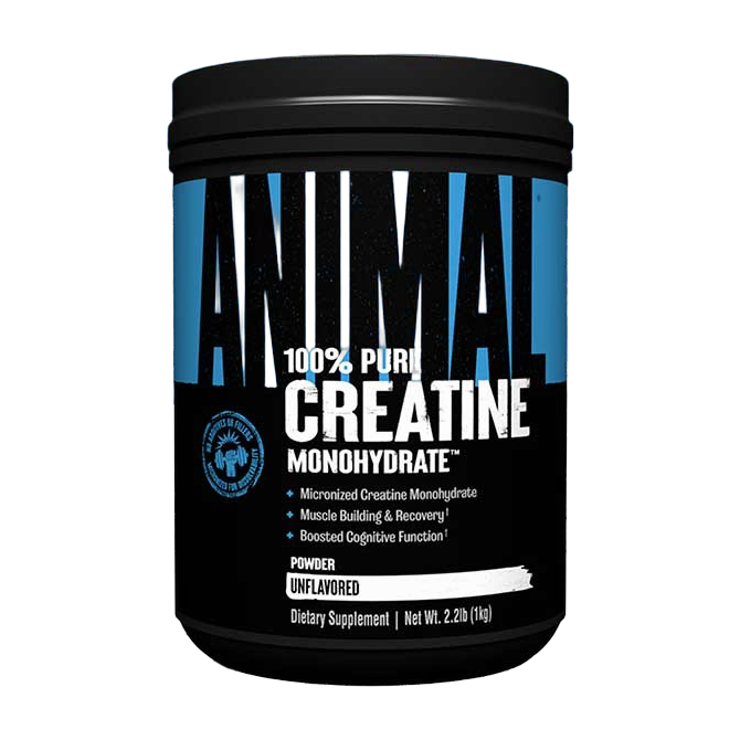 Universal Nutrition Animal Creatine 1 kg · Creatina Monohidratada Micronizada 200 Servicios