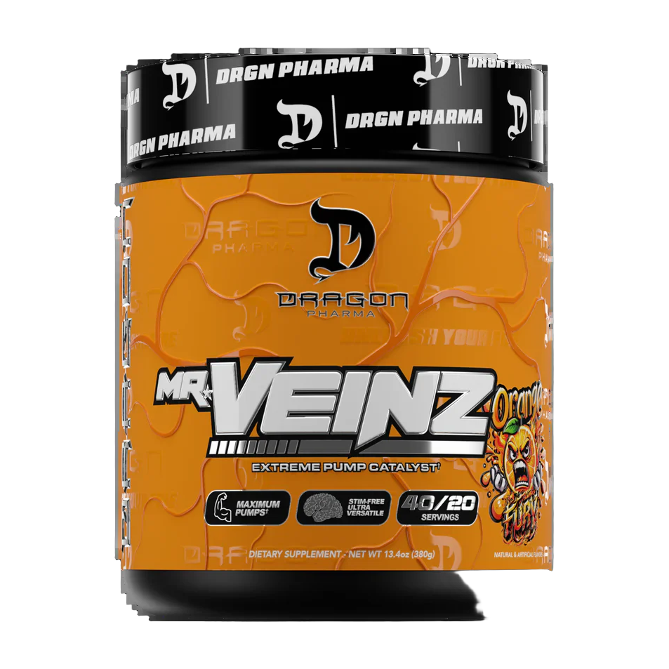 Dragon Pharma Mr. Veinz Pre Entreno Sin Estimulantes 380g · Piña