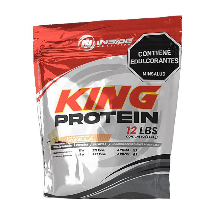 King Protein Inside Nutrition 12 Lb Vainilla · Proteína Hipercalórica