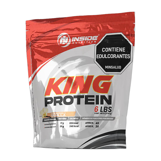 King Protein Inside Nutrition 6 Lb Vainilla · Proteína Hipercalórica