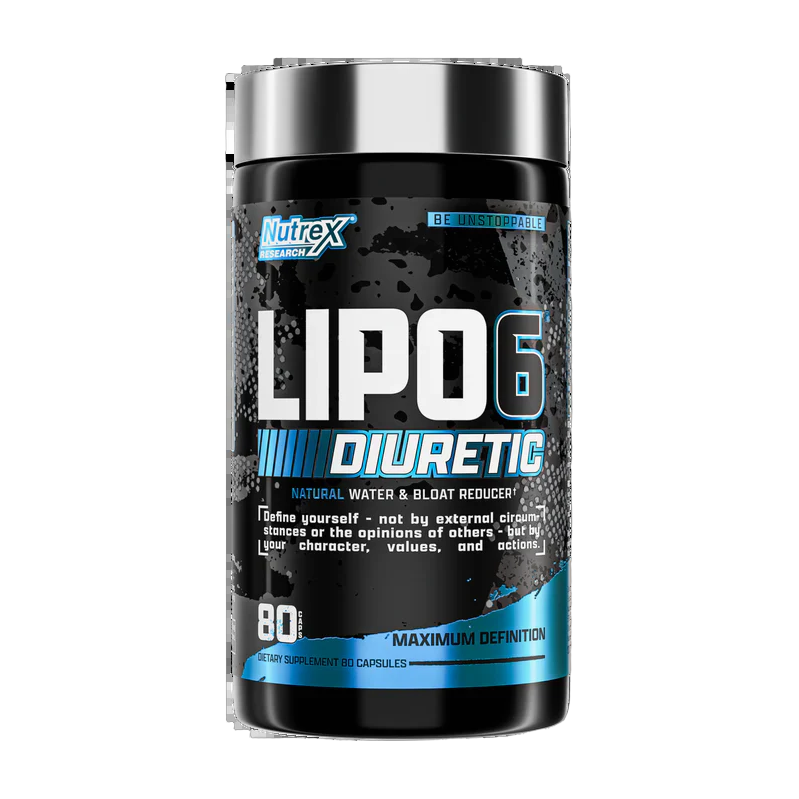 Lipo-6 Diuretic Nutrex 80 Cápsulas · Fórmula Diurética Avanzada