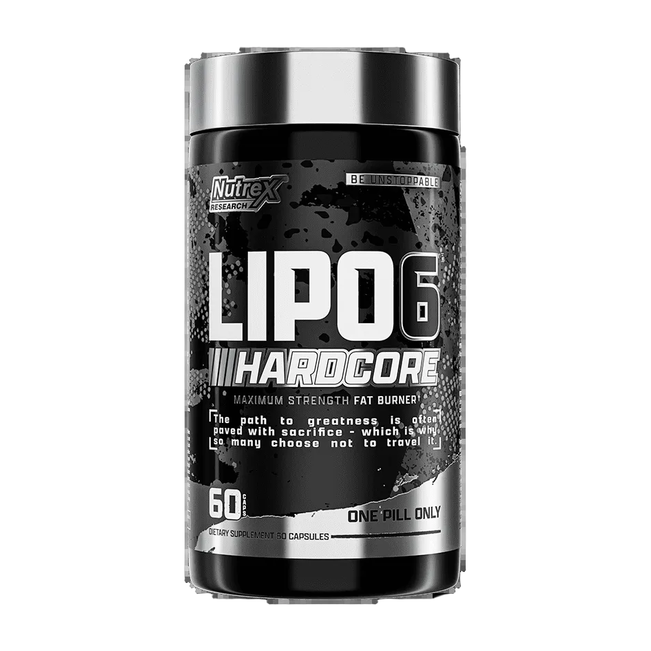 Lipo-6 Hardcore Nutrex 60 Cápsulas · Termogénico de Alta Potencia