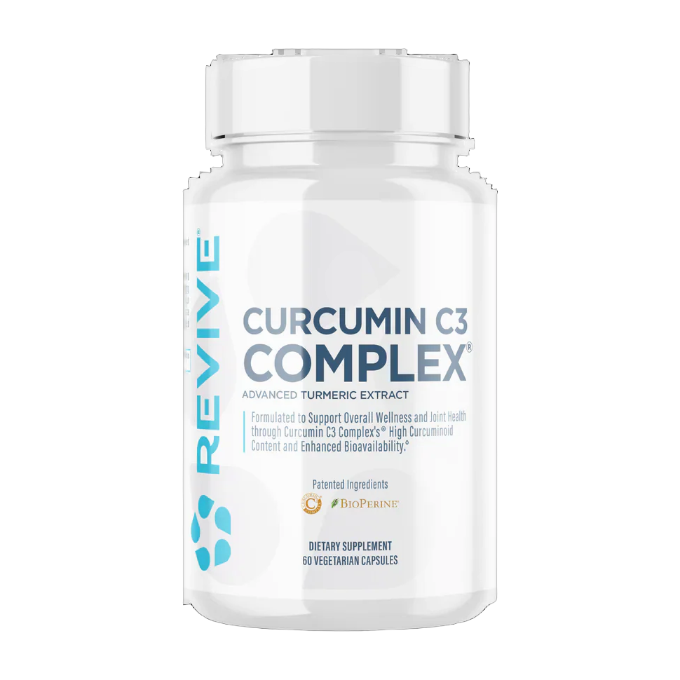 Revive Curcumin C3 Complex 60 Cápsulas · 500 mg Curcumina con Bioperine