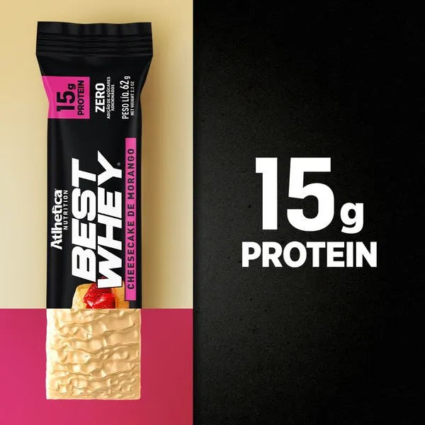 BEST WHEY BAR - CHESSECAKE DE FRESA - UNIDAD