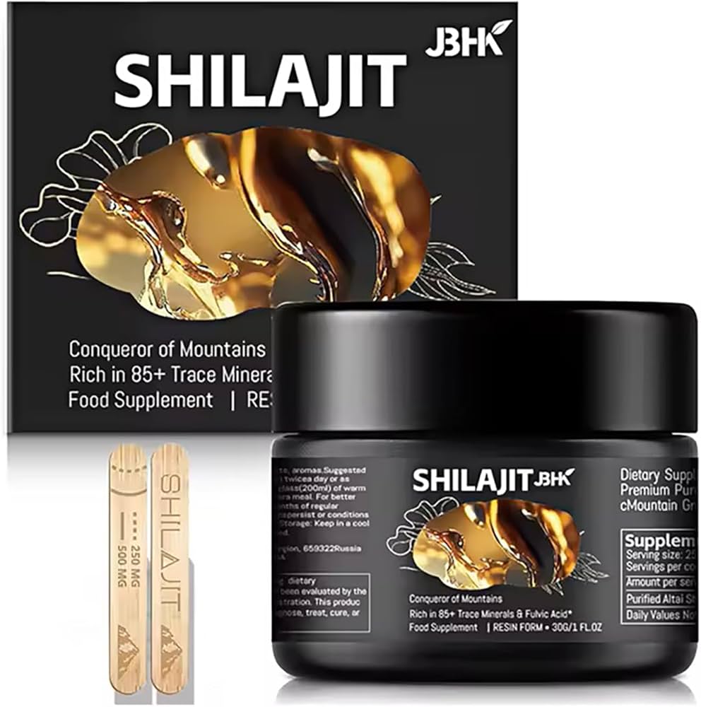Shilajit JBHK · Resina Pura del Himalaya con Ácido Fúlvico