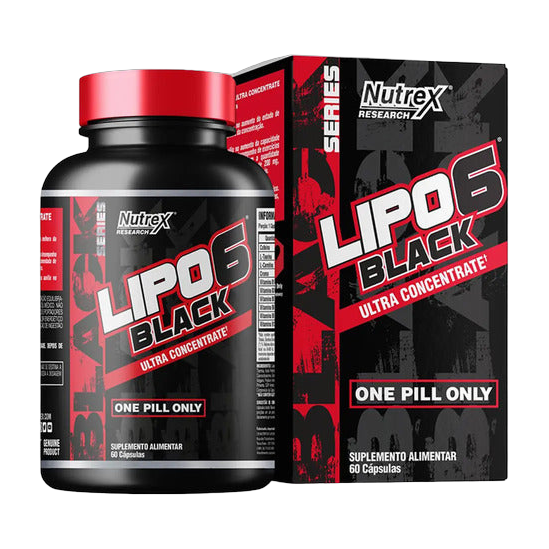 Nutrex Lipo-6 Black Ultra Concentrate 60 Cápsulas · Quemador Termogénico