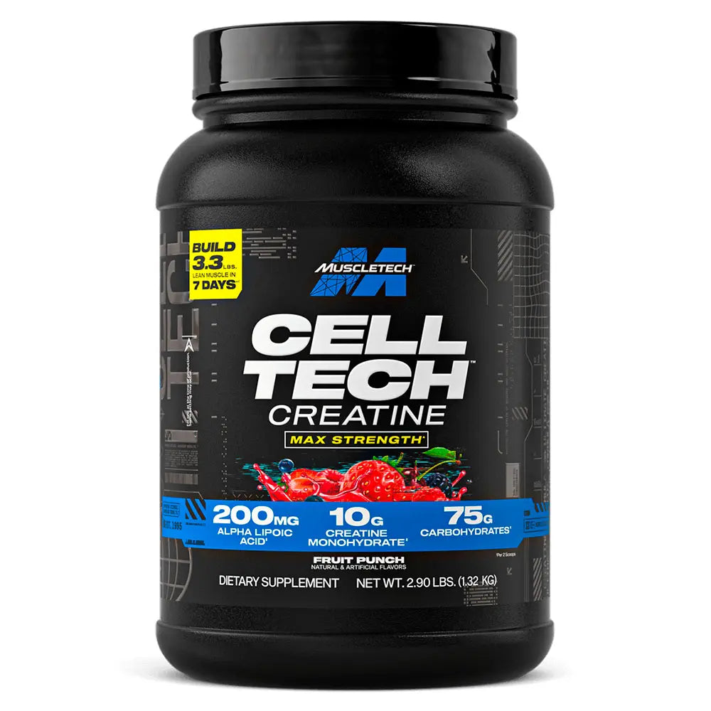 Cell-Tech Creatine MuscleTech Creatina con Carbohidratos en Polvo