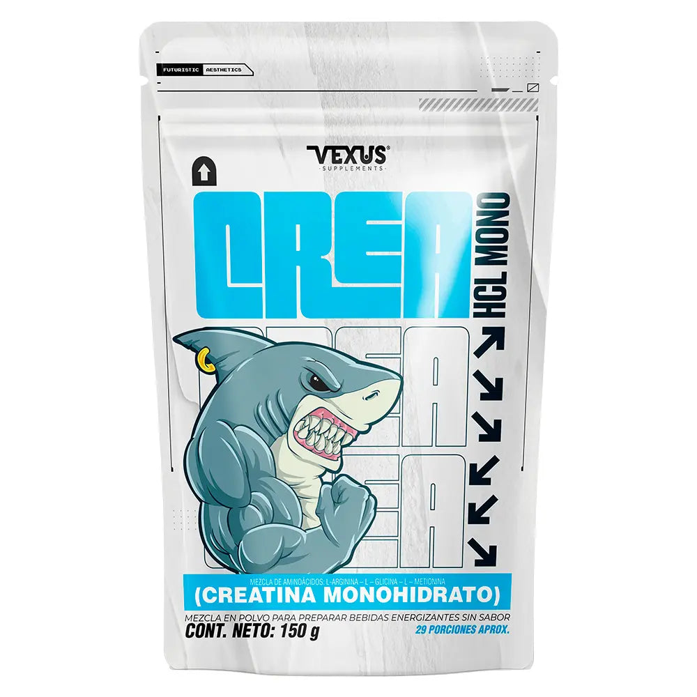 Crea HCL Mono Vexus Creatina Monohidrato Polvo Sin Sabor