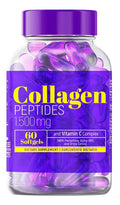 Colageno Peptidos 1500mg 60 Softgels Vitamina C Piel Y Uñas