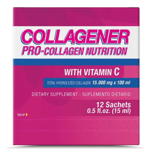Colageno Liquido 15000mg 12 Sachets Healthy America Gym