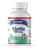 Biotina 900mcg 120 Softgels Healthy America