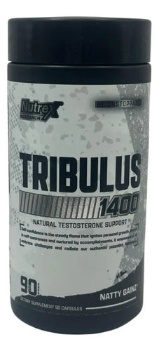 Nutrex Tribulus 1400, Precursor De Testosterona 90 Caps Sabor Sin Sabor
