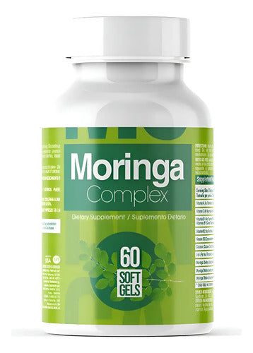 Moringa Complex 1200mg 60 Softgels Healthy America Defensas
