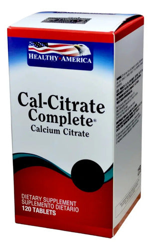 Citrato De Calcio Con Vitaminas D3 K 120 Tabletas Natural