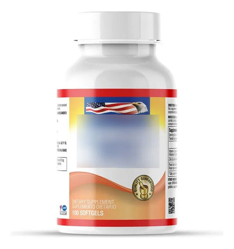 Vitamina C 500mg Zinc Rose Hips 100 Softgels Healthy America
