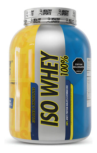 Proteína Iso Whey 100% Sabor Vainilla Healthy Sports - 4.5lb 60 Servicios