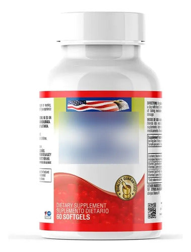 Mega Cranberry 850mg 60 Softgels Vitamina C Y E Inmune