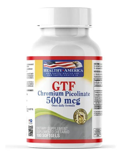 Gtf Chromium 500 Mcg 100 Softgels Ninguno