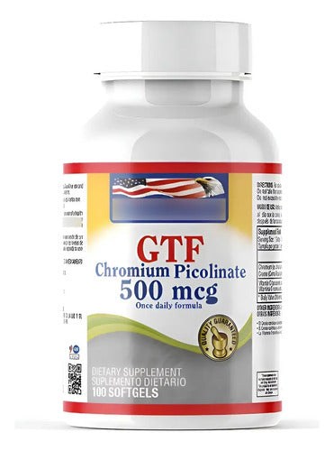 Gtf Chromium 500mcg 100 Softgels