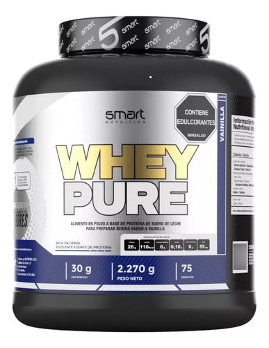 Proteina Whey Pure 5 Libras 5lb 5 Lb Smart Nutrition Sabor Vainilla