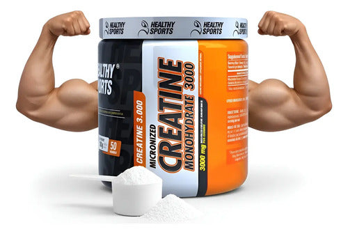 Creatina Monohidratada 150g Healthy Sports | Más Fuerza Y Rendimiento Explosivo