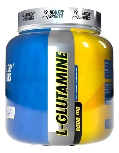 Glutamina Polvo Sin Sabor 6000mg 60 Servicios Healthy Sport