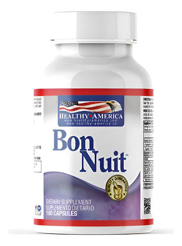 Bon Nuit 100 Caps Healthy America Sueño Profundo Y Descanso