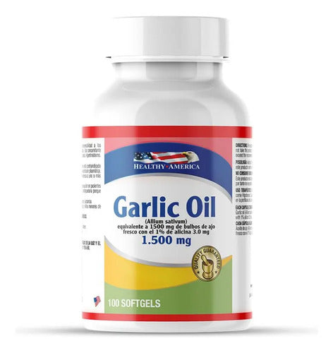 Garlic Oil 1500 Mg X 100 Soft - Healthy America