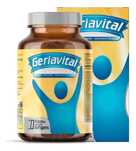 Geriavital 50+ Platinum 60 Softgel Multivitaminico Vitalidad