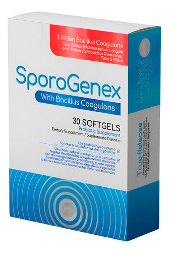 Probioticos - Sporogenex X30 Sabor Sin Sabor