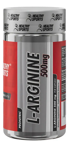 L-arginina Hcl 500 Healthy Sports 50 Capsulas Natural