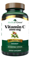 Vitamina C 1000mg (100 Tabs) De Medical Green Sabor Sin Sabor