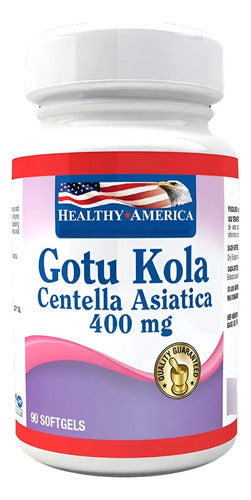 Centella Asiatica Gotu Kola 400mg  X 90 Cápsulas
