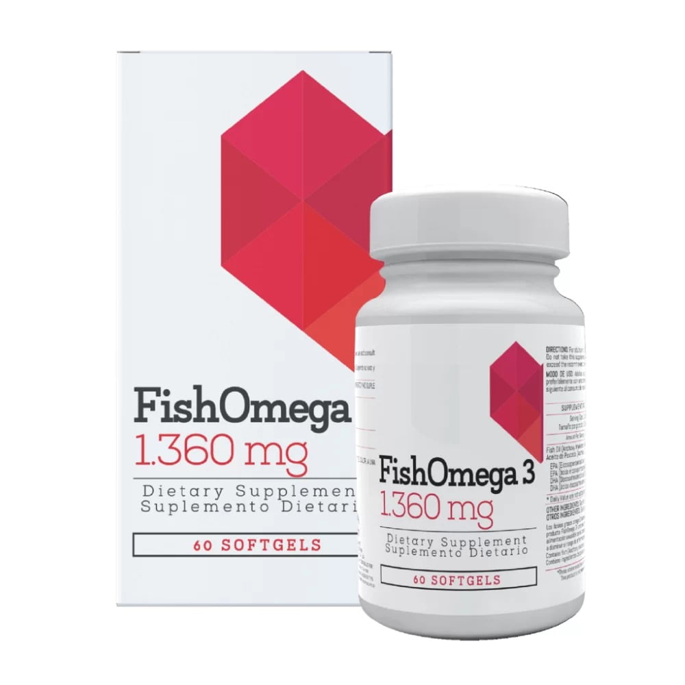 Fish Oil Omega 3 1.360 mg Healthy America