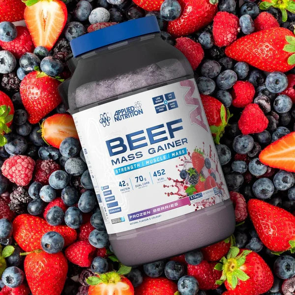 Applied Nutrition Beef Mass Gainer 3.13 kg · Frozen Berries
