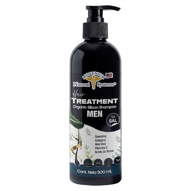 Hair Treatment Organic Silicon Shampoo MEN 500 ml