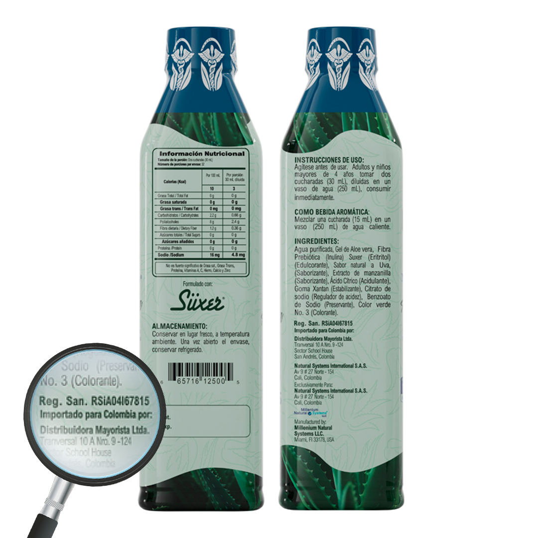 Aloe Vera + Fibra Prebiótica Drink 32 Oz