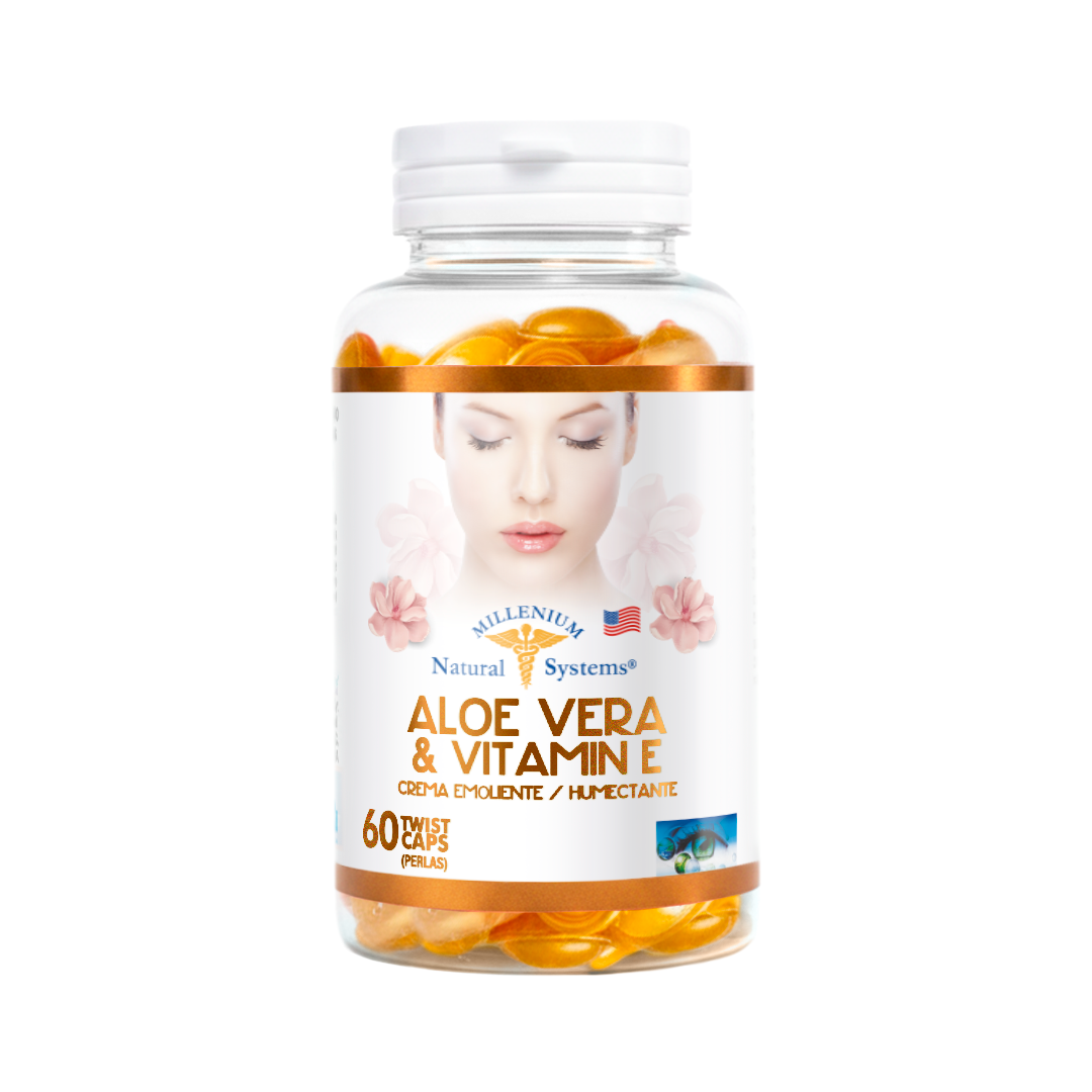 Aloe Vera & Vitamin E x 60 Twist Caps