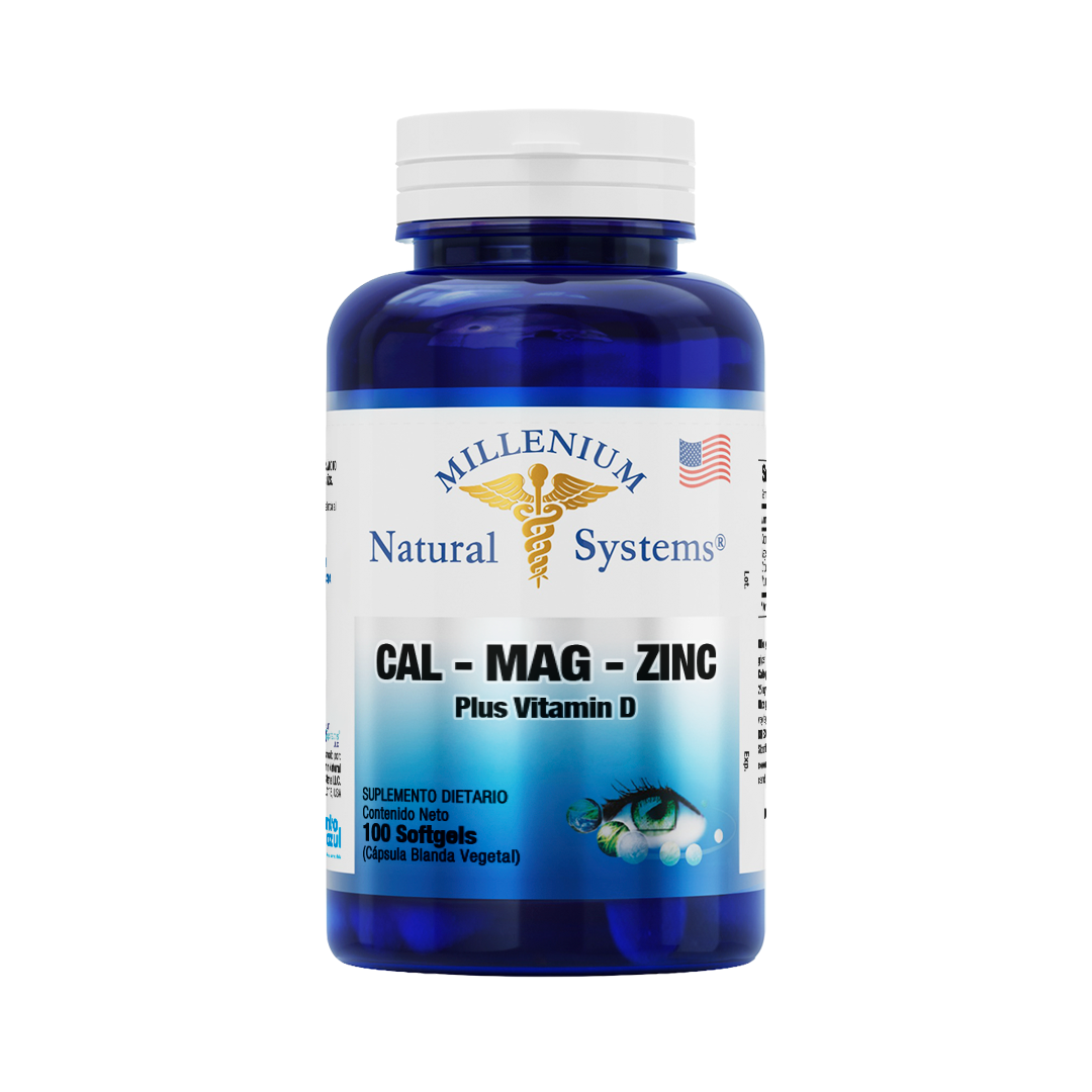 Cal Mag Zinc Plus Vitamin D x 100 Softgels