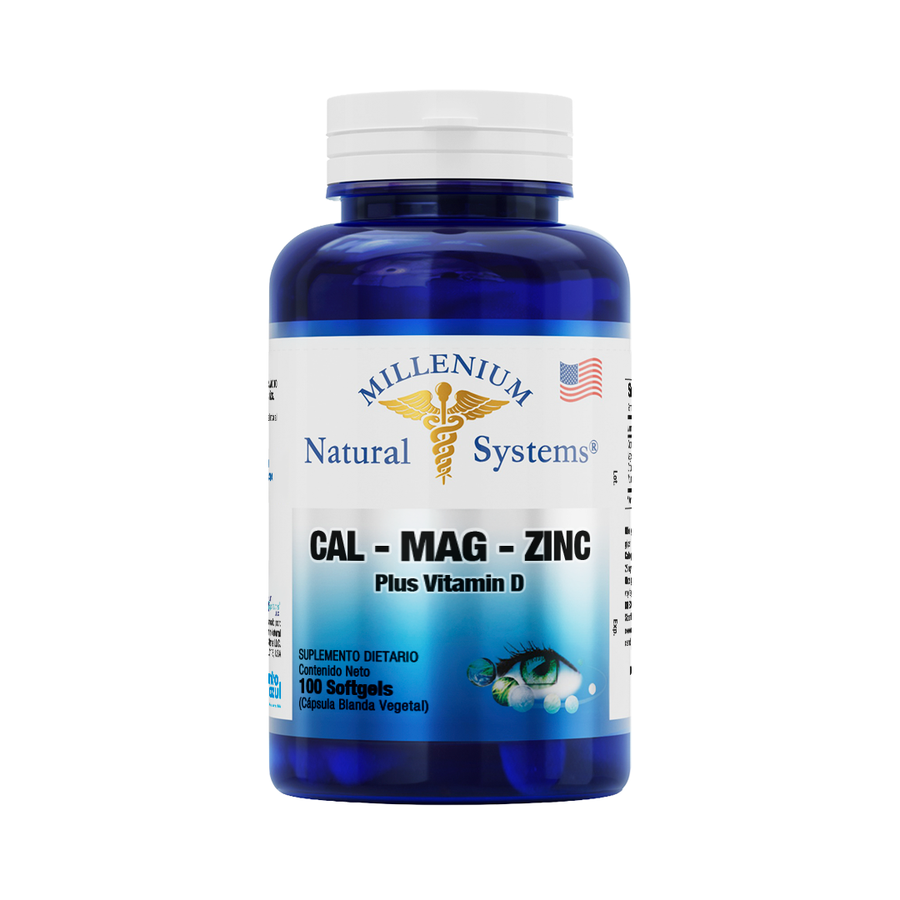 Cal Mag Zinc Plus Vitamin D x 100 Softgels