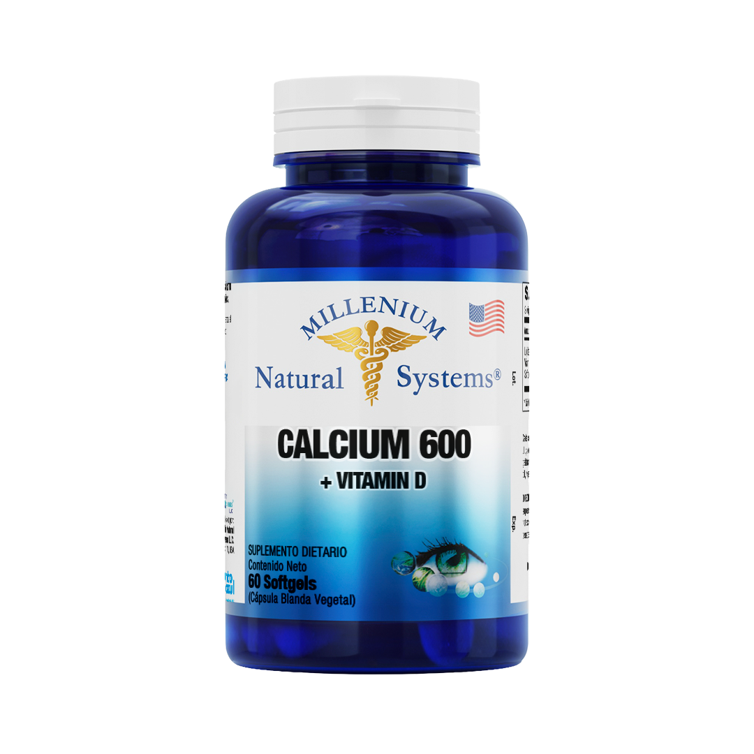 Calcium 600 + Vitamin D x 60 Softgels