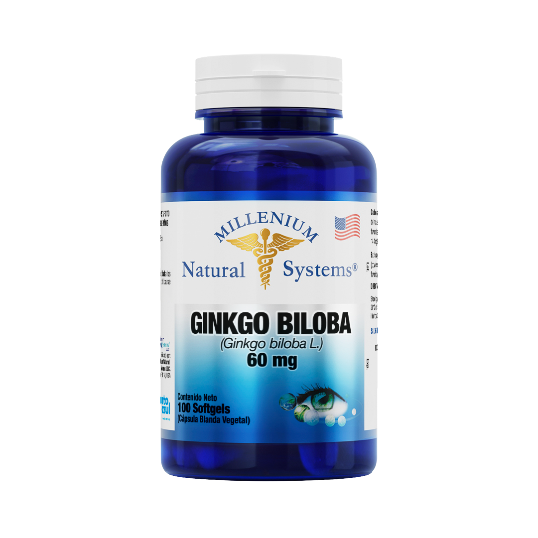 Ginkgo Biloba 60 mg x 100 Softgels