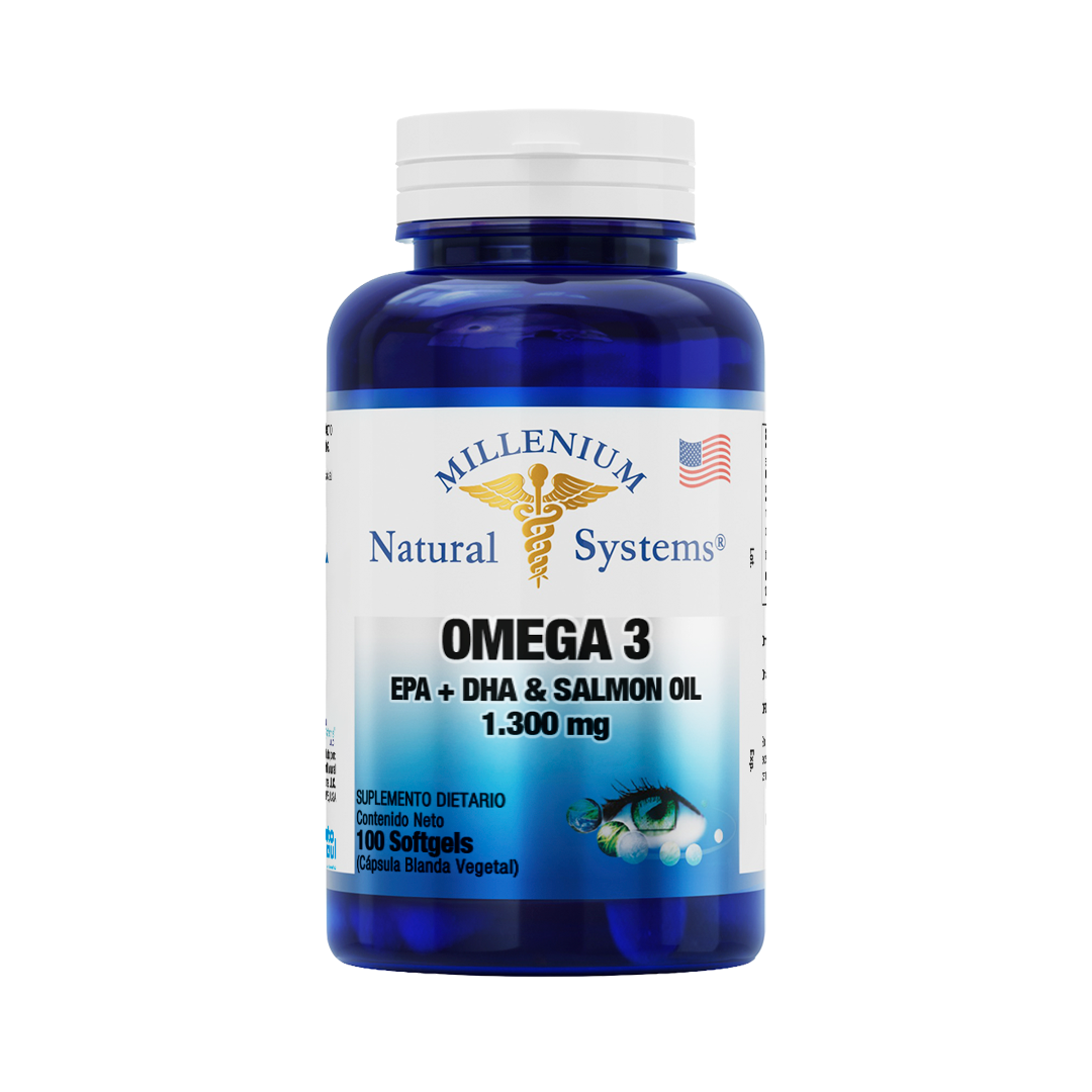 Omega 3 EPA + DHA 1300 mg x 100 Softgels