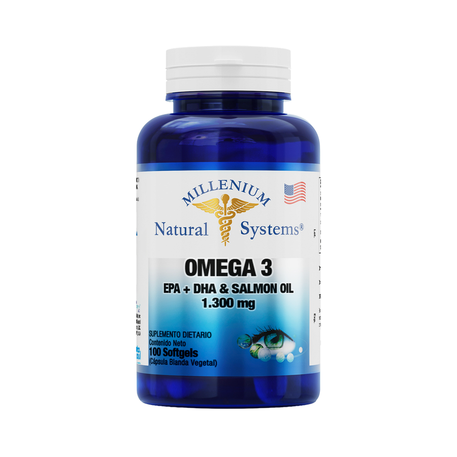 Omega 3 EPA + DHA 1300 mg x 100 Softgels