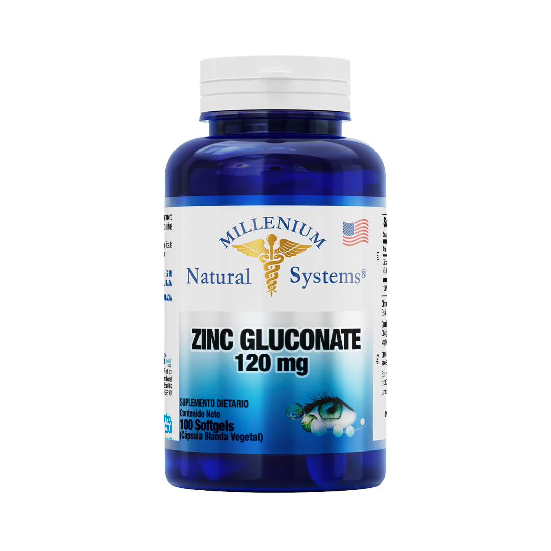 Zinc Gluconate 120 mg x 100 Softgels
