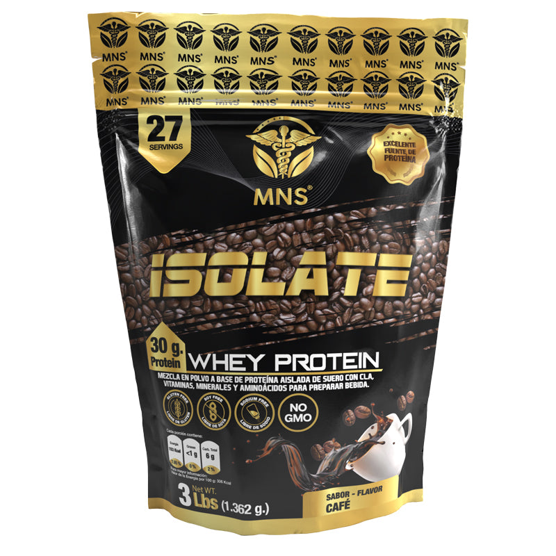 Isolate Whey Protein Sabor Café  x 3 Lbs