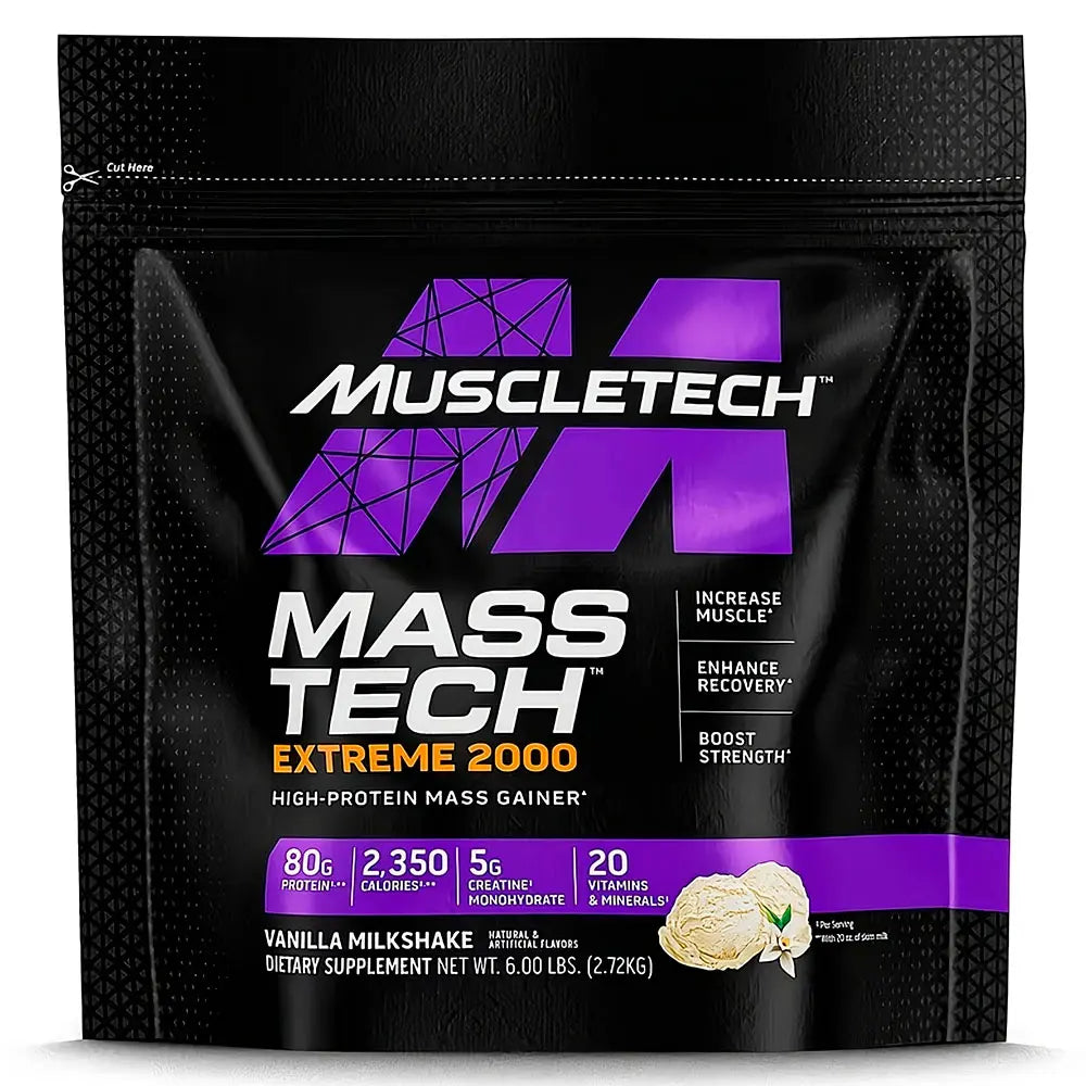 Mass-Tech Extreme 2000 MuscleTech 80 g Proteína Alimento Hipercalórico en Polvo
