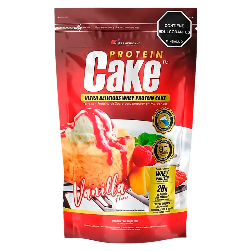 Protein Cake Nutramerican 700 g 10 Porciones Vainilla